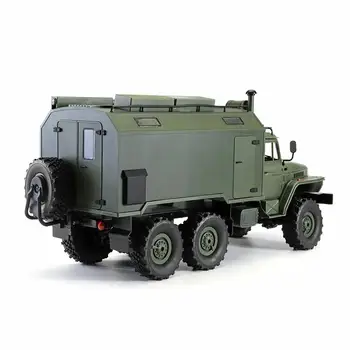WPL B36KM Ural Metal Edition Niezmontowane Kit 1/16 6WD RC Car Military Truck Rock Crawler Command Vehicle with Motor Servo