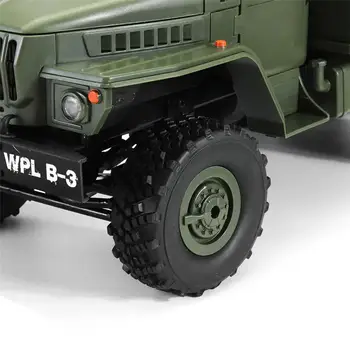 WPL B36KM Ural Metal Edition Niezmontowane Kit 1/16 6WD RC Car Military Truck Rock Crawler Command Vehicle with Motor Servo