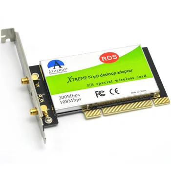WTXUP dla Atheros AR9223 802.11 n/b/g 300 Mb / s tenis PCI bezprzewodowej WiFi adapter PCI WiFi WLAN Card dla ROS/Windows XP/7/8/10