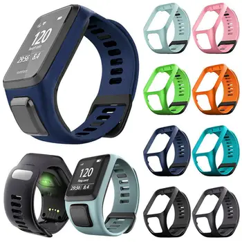 Wymiana silikonu bransoletki pasek do TomTom Runner 2 3 Spark 3 Adventurer Golfer 2 Spark Cardio GPS Sport Smart Watchband