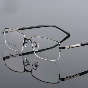 Wysokiej jakości biznesu punkty Tytanowa obudowa dla punktów męskie okulary optyczne przepisane im przeciwsłoneczne okulary dla mężczyzn okulary