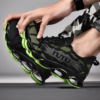 Wysokiej jakości buty do biegania dla mężczyzn amortyzujące buty do biegania Blade Outdoor Oddychającym Walking, Jogging Sport Shoes Zapatills New Trend