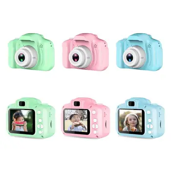 Wysokiej jakości dziecięcy mini kamera 2.0 cali HD 1080P, aparat cyfrowy czasowe wykonywanie zdjęć autofokus prezenty na urodziny, zabawki dla dzieci