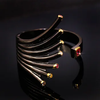 Wysokiej jakości kolor czarny Smok Pazur Opning pierścień męskie damskie regulowane mosiężne wypełnione rowerzysta biżuteria akcesoria Prezent