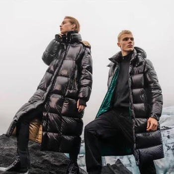 Wysokiej jakości kurtka puchowa płaszcz Mężczyźni Kobiety projektant luksusowej marki kurtka puchowa płaszcz z kapturem parki dla dziewczyn ciepłe zimowe czarny