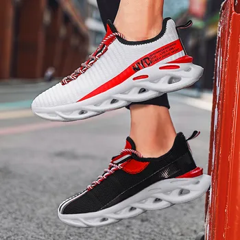 Wysokiej jakości siatki mężczyźni obuwie buty buty Letnie sporty oddychająca modne buty do biegania odkryty trampki Tenis Masculino