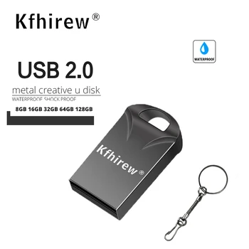 Wysokiej jakości Usb flash 128GB 64GB, 32GB Mini Pen drive USB Flash Drive 16GB, 8GB, 4GB memory usb sticks Pendrive Micro U disk metal