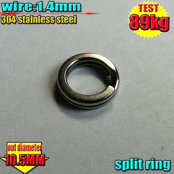 Wędkarstwo split pierścień z przynętami 1.4 mm*10.5 mm Ilość 80 szt./lot niezwykłe jakość