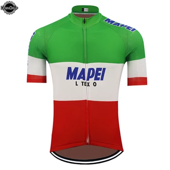 Włochy jazda na rowerze Jersey mężczyźni krótki rękaw odzież rowerowa Jersey ropa ciclismo pro team rowerowa odzież rowerowa odzież DOWNORUP