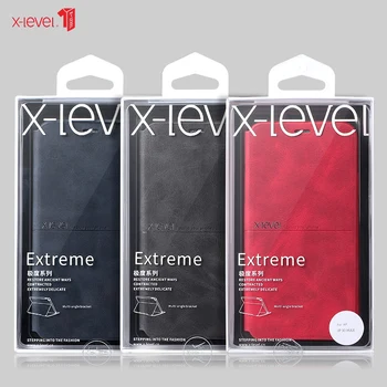 X-Level luksusowe skórzane etui do nowego iPhone ' a 12 mini 11 Pro XS Max XR X 8 8 7 Plus SE 2 Full Protective Business Cover Case