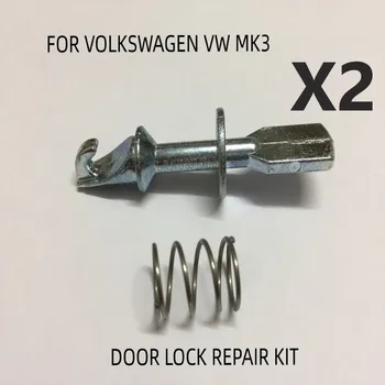 X2 zestaw do VOLKSWAGEN VW MK3 L/R cylinder zamka drzwiowego sprężyna + ostrzami zestaw naprawczy GOLF JETTA