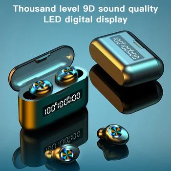 X35 TWS Bezprzewodowe słuchawki Bluetooth stereo шумоподавляющая led zestaw słuchawkowy słuchawki z ładowarką pudełkiem sterowanie dotykowe sportowy zestaw słuchawkowy
