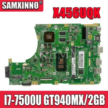 X456UQK płyta główna laptopa Asus X456UVK X456UV X456UQ X456U oryginalna płyta główna DDR4 4GB-RAM I7-7500U GT940M