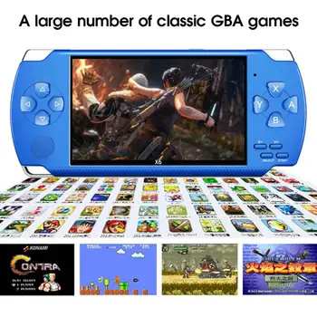 X6 Games Video Handheld Game Console wymiana retro podwójna dźwignia joystick 4,3 calowy ekran TV gry odtwarzacz z 10000 gier
