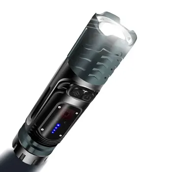 XANES W750 XHP99+COB 2000LM silny latarka led z bocznym światłem i polem magnetycznym ogonem skalowalne taktyczna latarka led do polowania kempingu