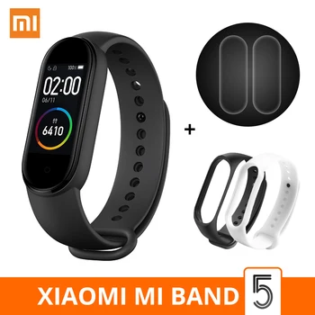 Xiaomi Mi Band 5 Smart Bracelet Bluetooth AMOLED Screen Miband 5 Wodoodporny Smartband Fitness Sport Traker Smart Band