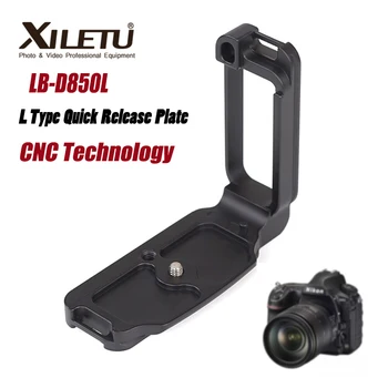 XILETU LB-D850L Professional L Type Quick Release Plate szybkie ładowanie wspornika uchwyt do Nikon D850 zgodny z normą Arca-Swiss