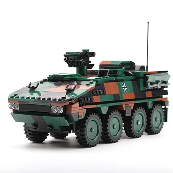 XINGBAO NEW 06043 Military Bricks 808pcs The GTK BOXER Armored Vehicle Model Building Blocks Bricks Educational Toys Stem Toys