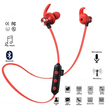 XT-22 Bluetooth, słuchawki Bezprzewodowe 5.0 wsparcie TF karty sportowe, zestaw głośnomówiący słuchawki stereo z mikrofonem dla telefonu huawei xiaomi