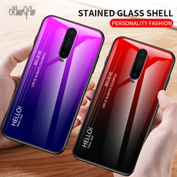 XUANYAO Phone Cases Redmi K20 K30 Pro Case Glass Coque dla Xiaomi Redmi K30 5G K20 Case Cover Silikonowa miękka silikonowa pokrywa tylna