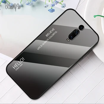 XUANYAO Phone Cases Redmi K20 K30 Pro Case Glass Coque dla Xiaomi Redmi K30 5G K20 Case Cover Silikonowa miękka silikonowa pokrywa tylna