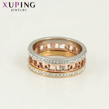 Xuping znakomity romantyczny prezent nowy przyjazd wielokolorowe obrączki pierścionki zaręczynowe dla kobiet, vintage, biżuteria prezenty 16166