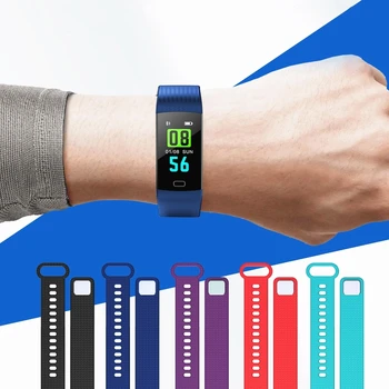 Y5 Smart Band Heart Rate Blood Pressure Monitor High Brightness Colorful Screen Smart Bracelet Wristband Powiadomienie