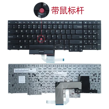 YALUZU nowa angielska klawiatura do laptopa Lenovo ThinkPad Edge E530 E530C E535 US keyboard 04Y0301 0C01700 V132020AS3