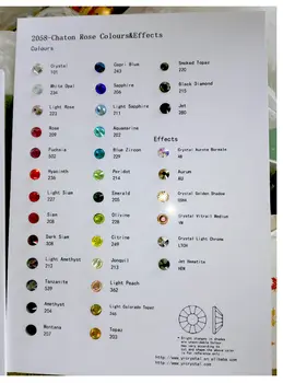 YANRUO nowy szyć na kamieniach wszystkie kolory katalog rhinestone biżuteria ślubna, odzież i akcesoria do ubrań Projekt