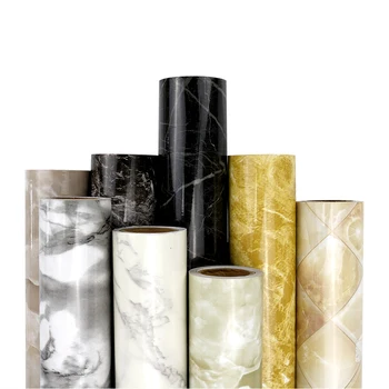 Yazi wodoodporny wyłożona kafelkami naklejki tapety samoprzylepne PVC vinyl różowy, biały, czarny marmur tapety peeling i kij formularz papier