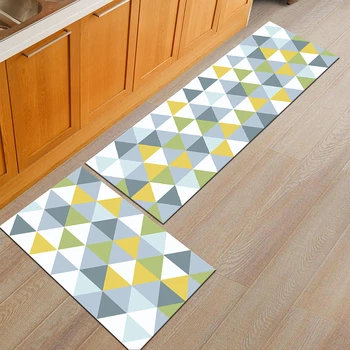 YOMDID długi kuchenny mata 3d geometryczne dywan dywanik do podłogi domowy mata wystrój salonu dywaniki kuchnia cienki dywan alfombra cocina