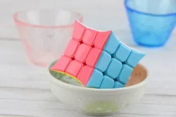 Yongjun YJ 3x3x3 Speed Magic Cube Stickerless Professional Educational Candy Concave Cube Puzzle Toys For Children
