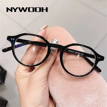 YOOSKE Vintage Polygon Eyeglasses for Men Women Clear Glasses Frames Small Optical Spectacles fałszywe okulary