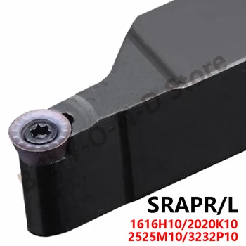 Za SRAPR1616H10 SRAPR2020K10 SRAPR2525M10 SRAPL3232P10 SRAPR SRAPL 2525 tokarka Uchwyt narzędzia użyć RPMT10 z węglików spiekanych, wkładki