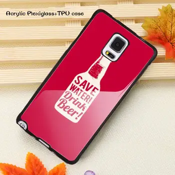 Zabawa piwo sztuka malarstwo telefon etui akryl pleksi TPU dla telefonu Samsung Note20 10 9 8 7 5 Pro ULTRA Hurtownia