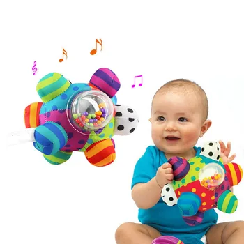 Zabawki Dla Dzieci Fun Little Loud Bell Baby Ball Grzechotki Zabawki Rozwijać Inteligencję Dziecka Хватательная Zabawka Dzwonek Grzechotki Zabawki Dla Dziecka/Dziecka