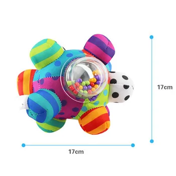 Zabawki Dla Dzieci Fun Little Loud Bell Baby Ball Grzechotki Zabawki Rozwijać Inteligencję Dziecka Хватательная Zabawka Dzwonek Grzechotki Zabawki Dla Dziecka/Dziecka