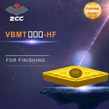 ZCC tokarka CNC frezy z węglików spiekanych wstawiania 10 szt./lot VBMT -HF tokarki wkładki do obróbki żeliwa, stali, stali nierdzewnej