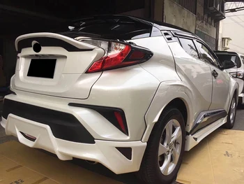Zderzak karoserię do Toyota CHR C-HR aerodynamiczny body kit car-stylizacja akcesoria samochodowe listwy boczne zestaw przedniego i tylnego zderzaka