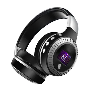 Zealot B19 Bezprzewodowa Bluetooth 4.1 zestaw słuchawkowy TF MIC FM LCD słuchawki High bass Dual Drive stereo z mikrofonem Hands Free