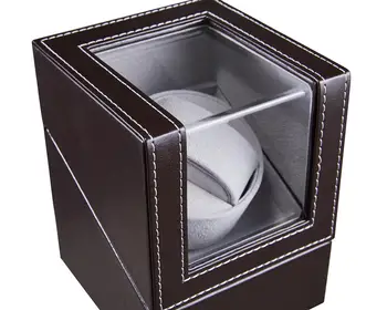 Zegar zataczania oraz nawijania skrzynia wysoka jakość uzwojenia organizatorzy caja giratoria reloj pudełko Watchwinder Silent Rotator Box EU/USA/UK/AU Plug