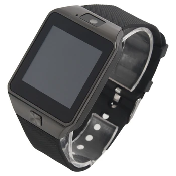 Zegarek Bluetooth Smart Watch Phone DZ09 TF uchwyt karty SIM Sync HD Caller SMS Android Phone-czarny