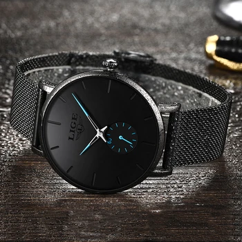Zegarek damski LIGE Top Luxury Brand stalowa siatka wodoodporny zegarek damski kwiat kwarcowy zegarek damski urocza dziewczyna zegarek 2020
