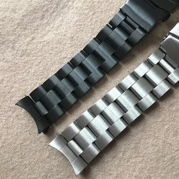 Zegarek męski pasek ze stali nierdzewnej składane klamra 20 22 mm wymienny pasek do Casio Seiko Armani Tissot, Citizen Watch bransoletka