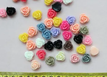 Zestaw 150шт - mini-różowy kwiatowy кабошоны - 12mm mieszany próbniki pakiet кабошонов