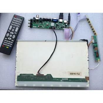 Zestaw do LP171WP4 TL TV, VGA, USB, AV Controller board 1 CCFL LCD 1440 NA 900 DVB-T2 DVB-T 30pin Digital HDMI Panel 17.1