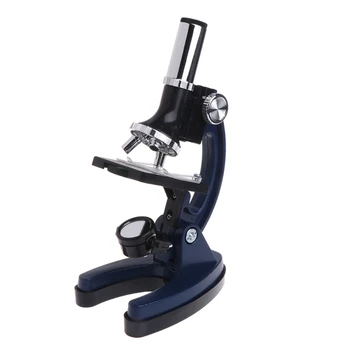 Zestaw mikroskopu Lab 100x Led 600x 1200x Home School biologiczna edukacyjna zabawka solidna metalowa ręka dropshipping hurtownia
