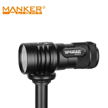 Zestaw: Манкер MK37 kompaktowy, lekki reflektor +3x Манкер wysoki absolutorium 3100mAh 18650 akumulator litowo-jonowe