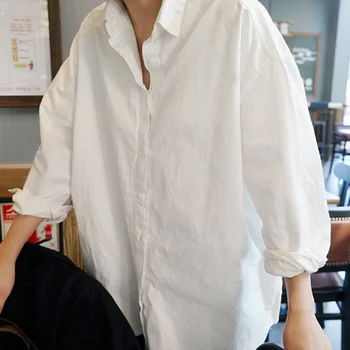 ZHISILAO Woman Blousa Woman Blouse Oversize Sexy Shirt Plus Size Blusas Feminina Woman Chemisier Shirt Loose White Blouse Casual