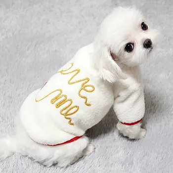 Zimowa Odzież Dla Psów Kartki Miłość Ciepłe Bawełnianej Płaszcz Z Szalikiem Bluza Chihuahua Szczeniak Yorkshire Małe Średnie Zwierzęta Odzież Ropa
